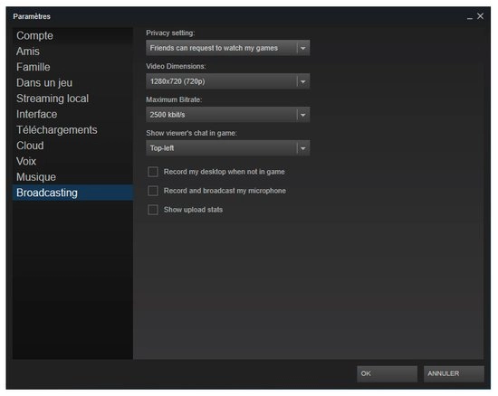 Steam tente le streaming In Game, un pied de nez � Twitch ?