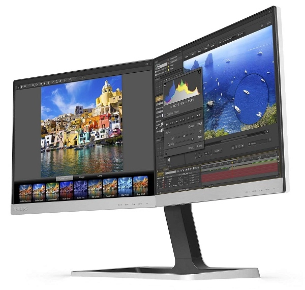 Philips Two-in-One LCD monitor un double �cran orient� pro