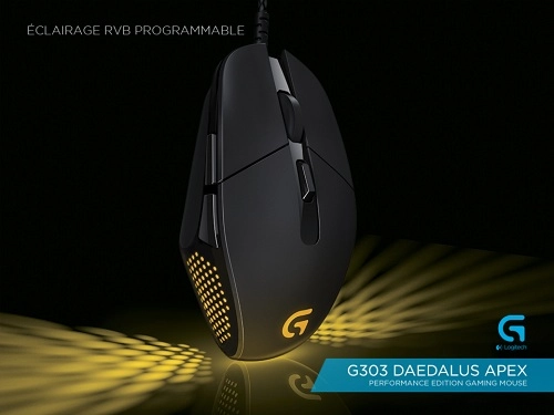 La souris Logitech G303 Daedalus Apex Performance Edition est en pr�-commande