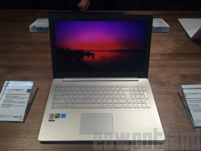 Asus d�voile le ZenBook Pro UX501, un Ultrabook Gamer 15 pouces
