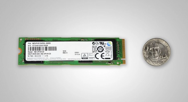 Samsung se lance dans le NVMe avec un SSD en M.2, le SM951-NVMe