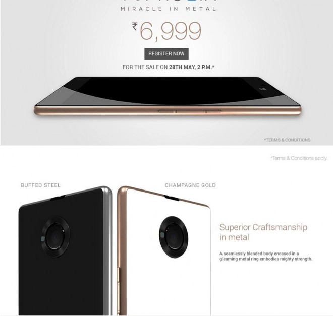 YU Yuphoria : Un Smartphone Indien beau et pas cher