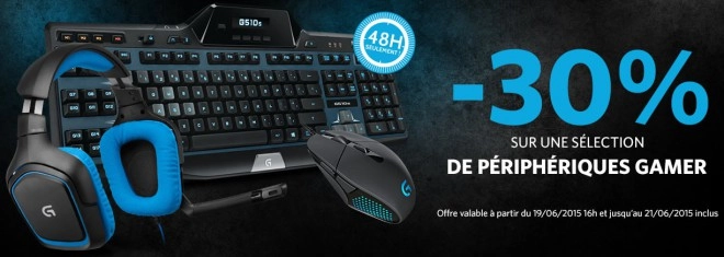 Bon Plan : Logitech Gaming � - 30 % chez Materiel.net