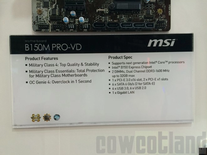 Computex 2015 : Les cartes m�res Skylake de MSI