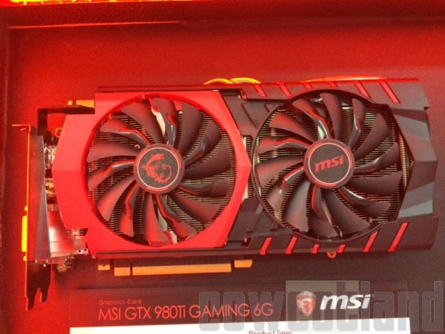Computex 2015 : MSI GTX 980 Ti Gaming