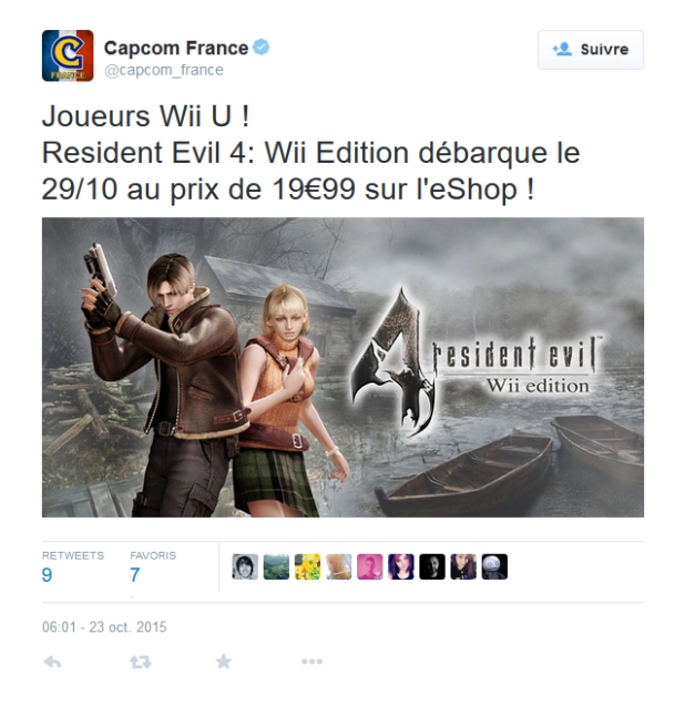 Resident Evil 4 d�barque sur la Wii U
