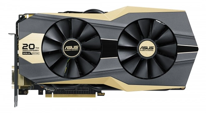 Asus propose la GTX 980 Ti 20th Anniversary Gold Edition