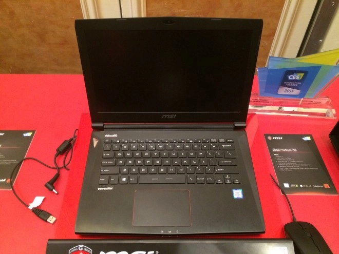 CES 2016 : MSI d�voile aussi une nouvelle solution graphique externe pour laptop