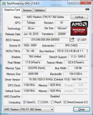  Bataille de petites cartes : R7 360 VS GTX 750
