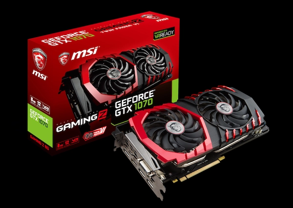 MSI annonce ses GTX 1080 et 1070 Gaming Z