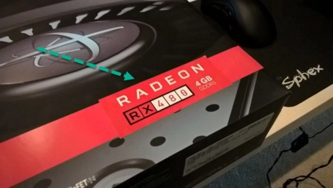 Chez XFX les boites de RX 480 sont �galement flash�es !