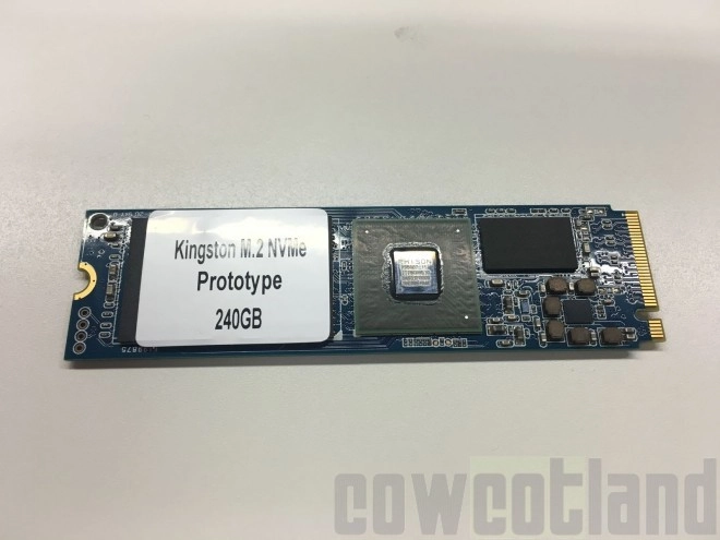 GC 2016 : Kingston pr�sente un nouveau SSD NVMe � 2200 Mo/sec