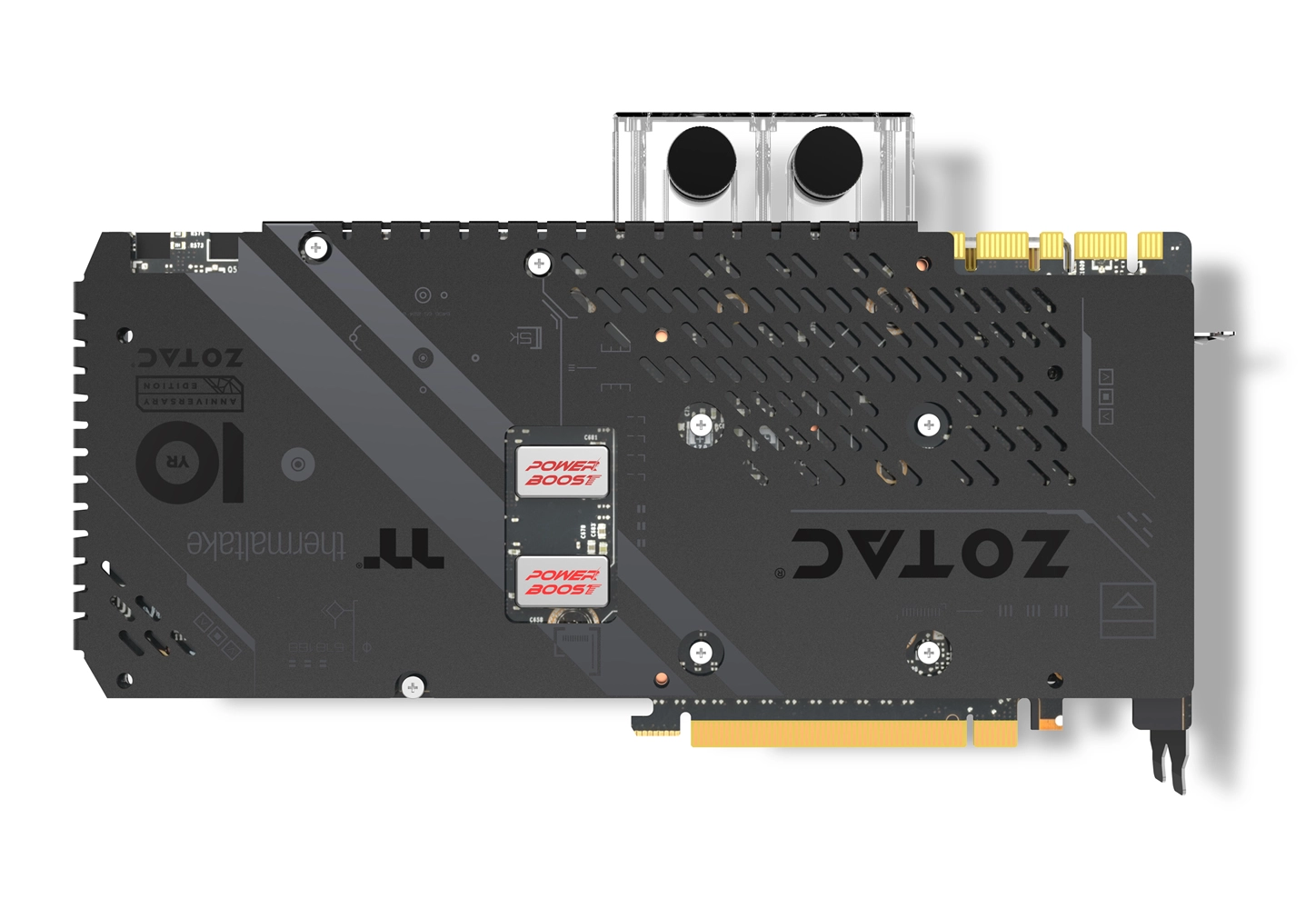 Dix ans de ZOTAC : une GTX 1080 de comp�tition avec un waterblock Thermaltake