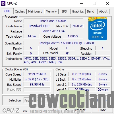 Le nouveau CPU-Z 1.78 est disponible