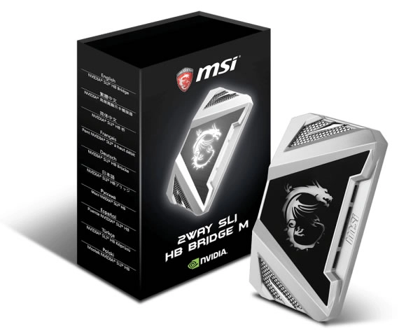 Des ponts SLI Silver Edition chez MSI