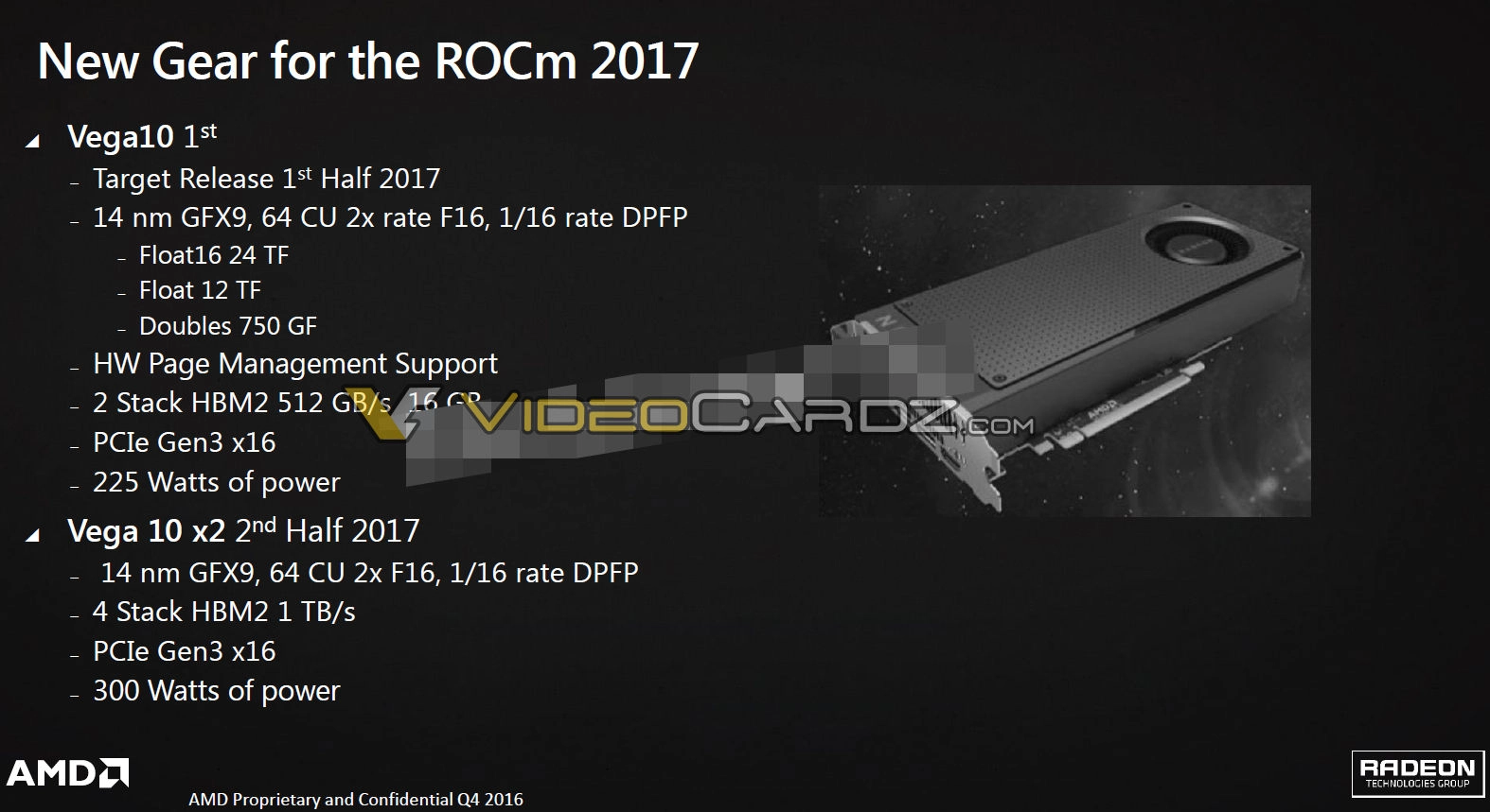 L'architecture Vega d'AMD pourrait se d�ployer au mois de Mai