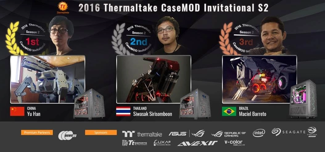 Thermaltake CaseMOD Invitational 2016 Season 2, les r�sultats