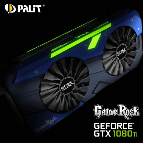 La GTX 1080 Ti de Palit se d�voile, logiquement en version GameRock