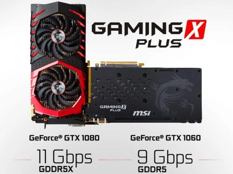 MSI pr�pare �galement des GTX 1080 Plus et GTX 1060 Plus avec m�moire boost�e