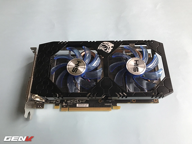 La carte graphique HIS RX 570 IceQ X2 se montre