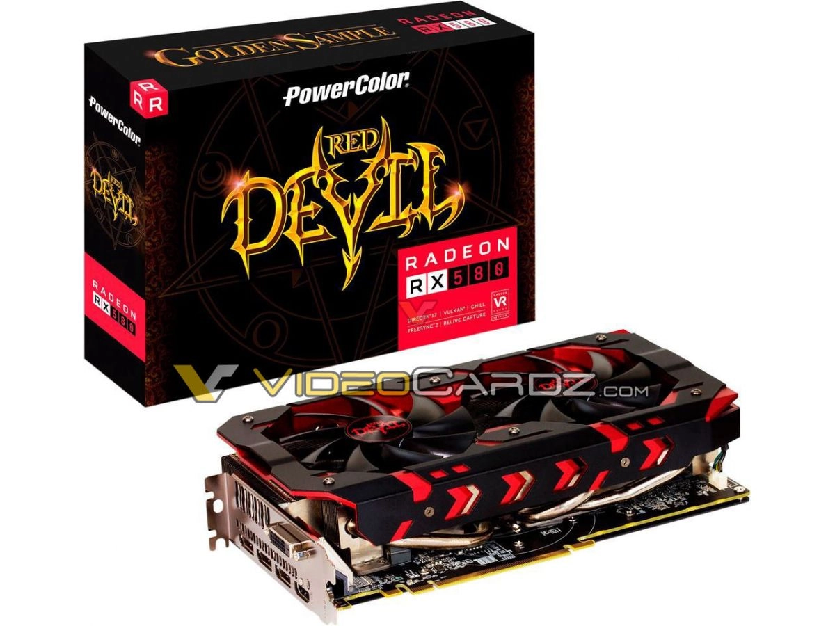 La diabolique carte graphique RX 580 Devil de Powercolor se d�voile totalement !