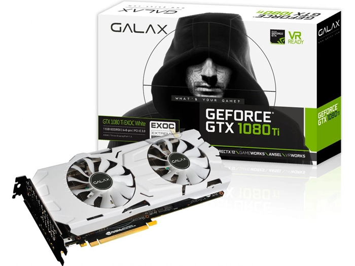 Galax annonce une GTX 1080 Ti EXOC White