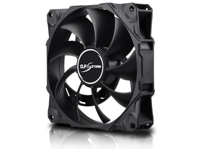 Avec le D.F. STORM, Enermax renoue avec le ventilateur qui tourne vite ; 3500rpm
