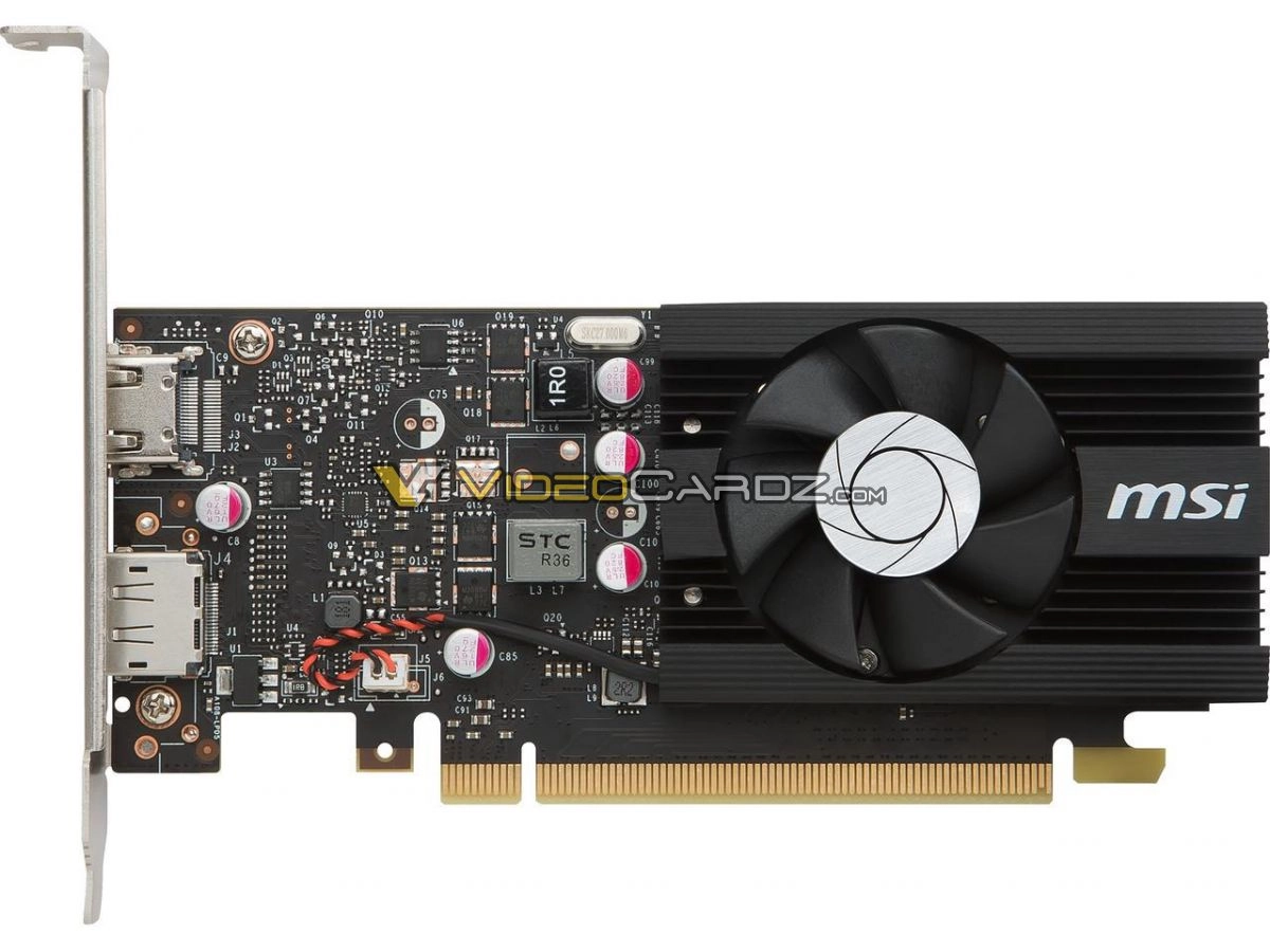 MSI aura aussi trois GT 1030 � son catalogue