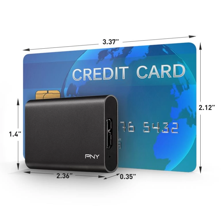 PNY On-the-Go ELITE : 240 � 480 Go de SSD � 400 Mo/sec dans la poche