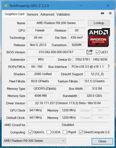 La version 2.2.0 du logiciel GPU-Z est disponible