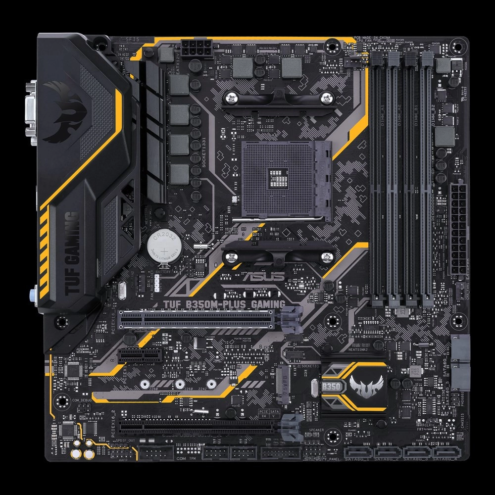 ASUS annonce la carte m�re TUF B350M-Plus Gaming, du Micro ATX pour RYZEN