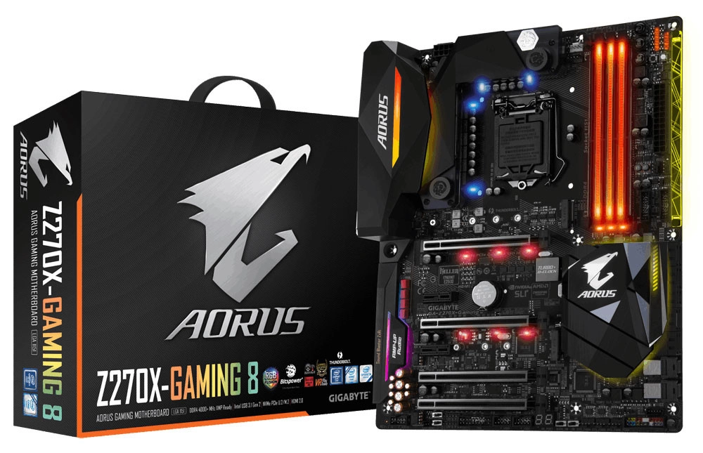 GIGABYTE nous propose une nouvelle carte m�re haut de gamme avec la Aorus Z270X Gaming 8