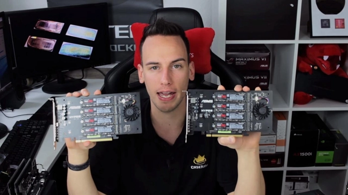 RAID AMD X399 : 28 Go/sec en lecture et 13 Go/sec en �criture...