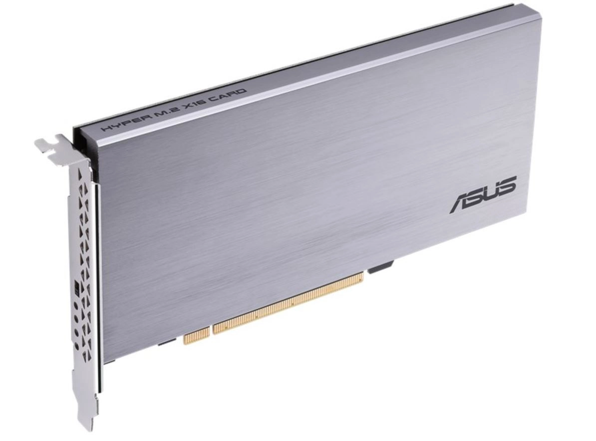 ASUS officialise le Hyper M.2 SSD 16x, pour atteindre 12 000 Mo/sec