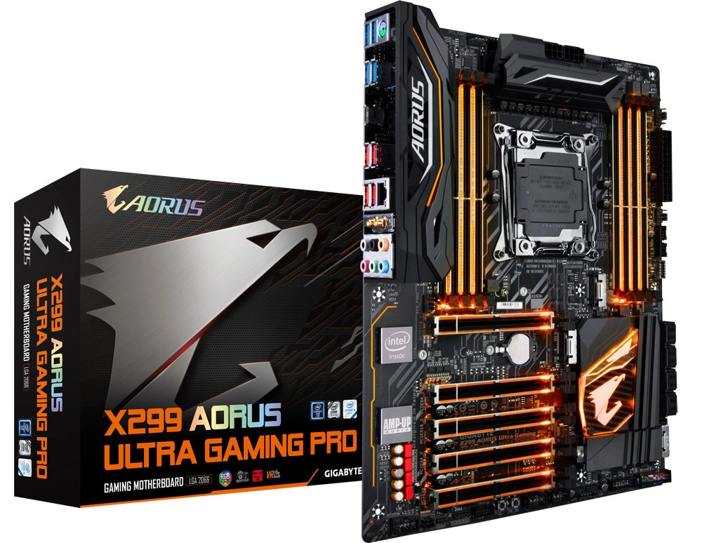 Gigabyte propose la carte m�re AORUS X299 Ultra Gaming Pro