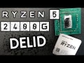 Nouveau processeur, et donc nouvelle vidéo par der8auer : que donne un APU AMD Raven Ridge Ryzen 5 2400G delidded ?