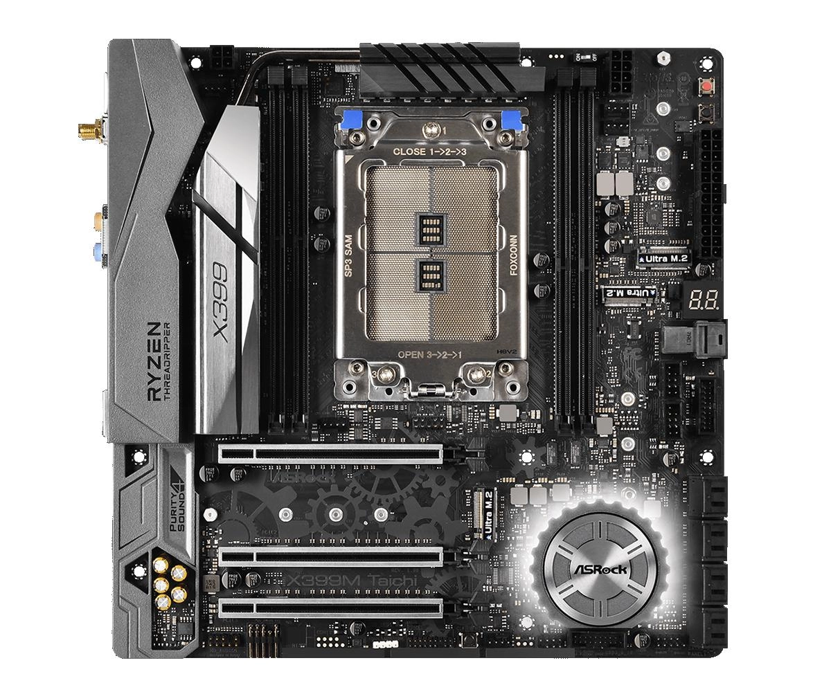 ASRock X399M Taichi : Du Micro ATX pour les AMD Threadripper