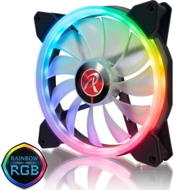 Raijintek d�voile ses ventilateurs Iris 14 Rainbow RGB