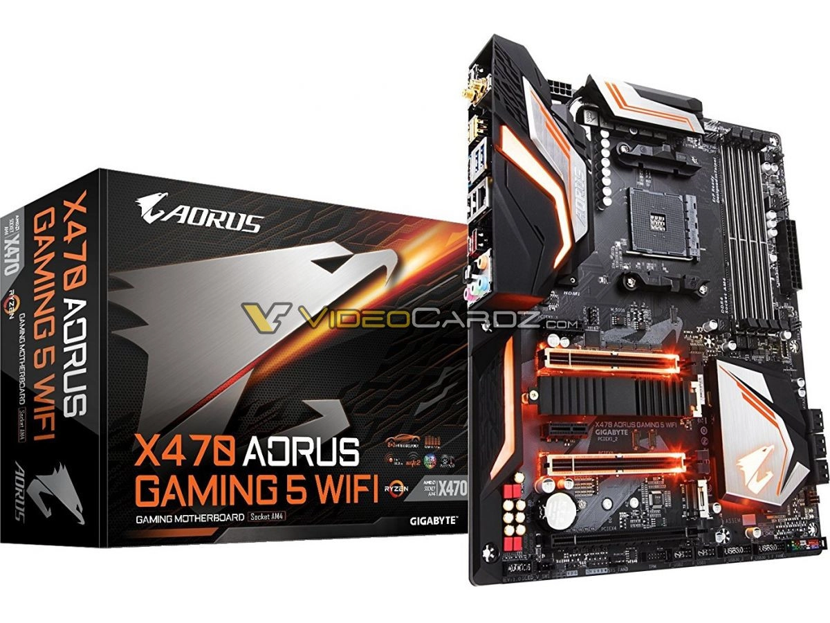 Les GIGABYTE X470 Aorus Gaming 5 et X470 Aorus Ultra Gaming se montrent