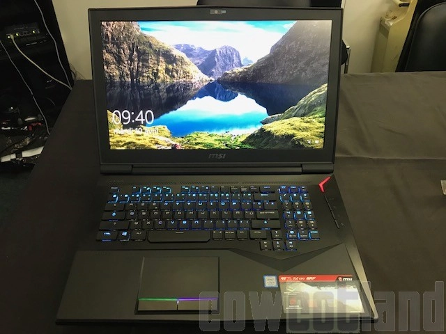 MSI GT75 TITAN : Un processeur surpuissant OC et deux GTX 1070 en SLI