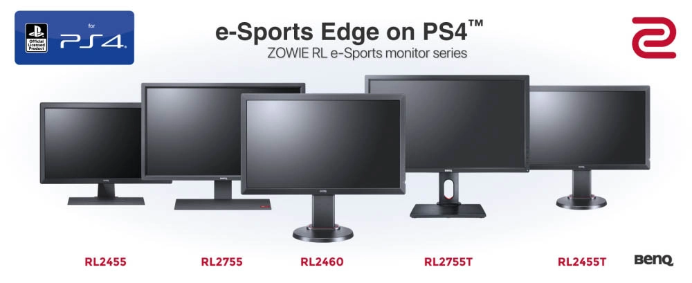 BenQ ZOWIE propose une gamme d'�crans esport RL d�di�e � la PS4