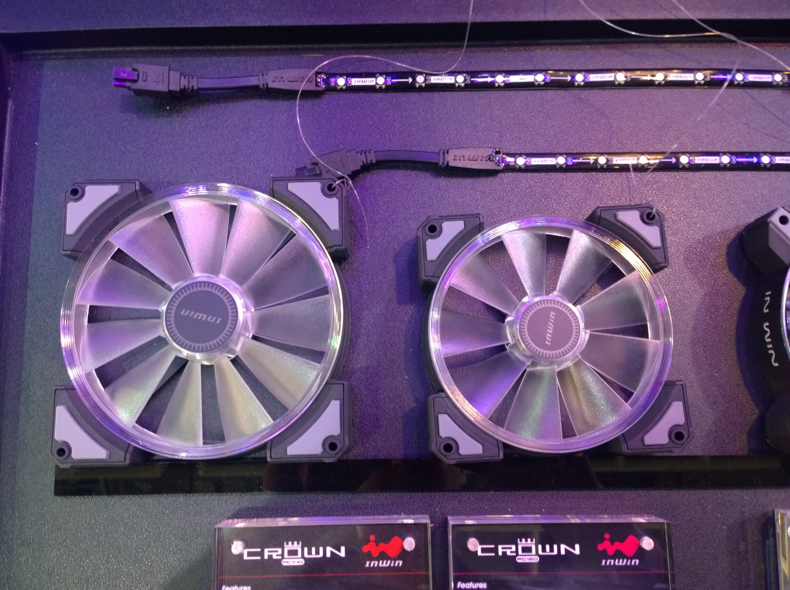 Computex 2018 : InWin d�voile deux nouveaux ventilateurs, les Crown et Ego