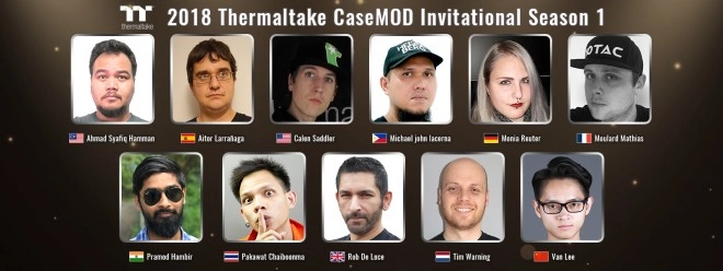 Thermaltake CaseMOD Invitational 2018 Season 1 : on vote !