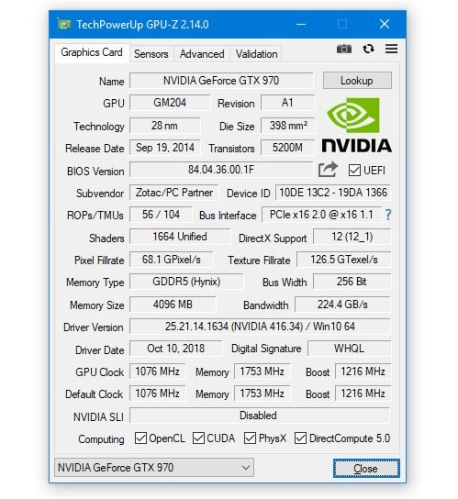La version du logiciel GPU-Z 2.14.0 est disponible