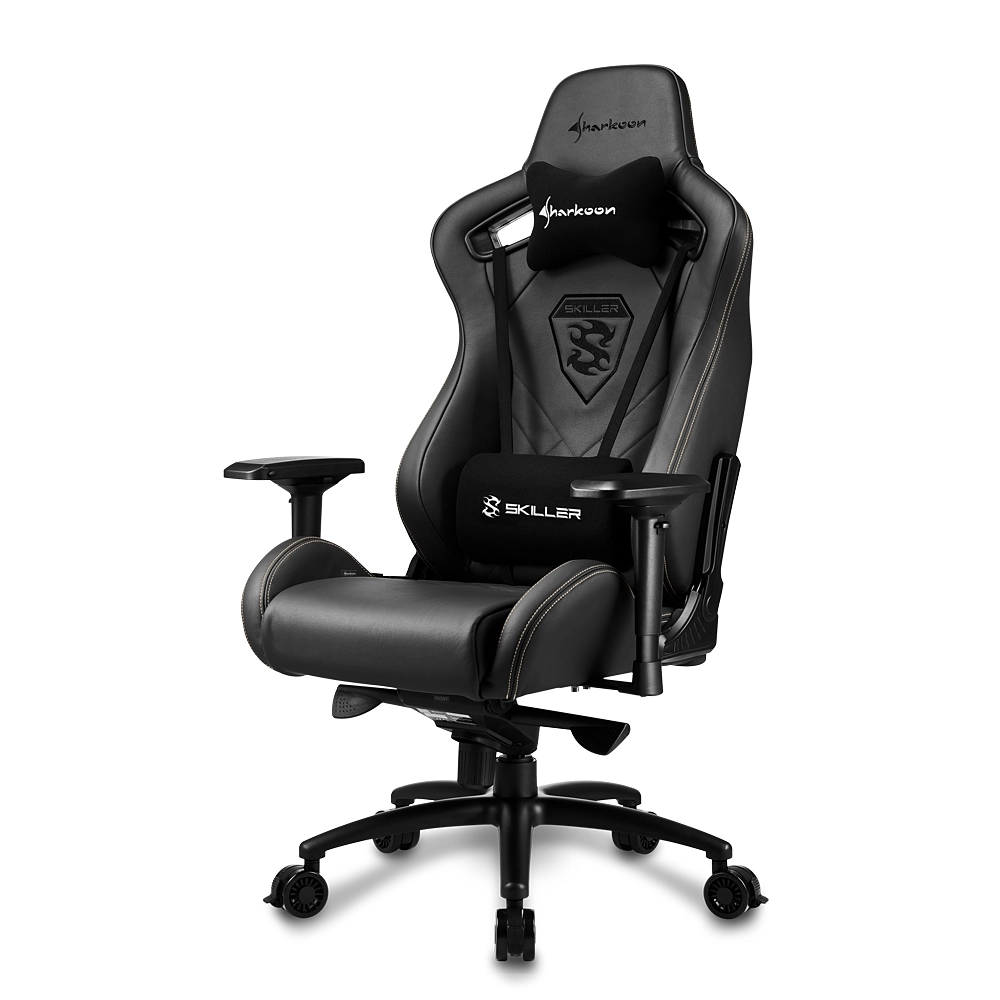 Avec le si�ge SKILLER SGS5, Sharkoon passe au cuir