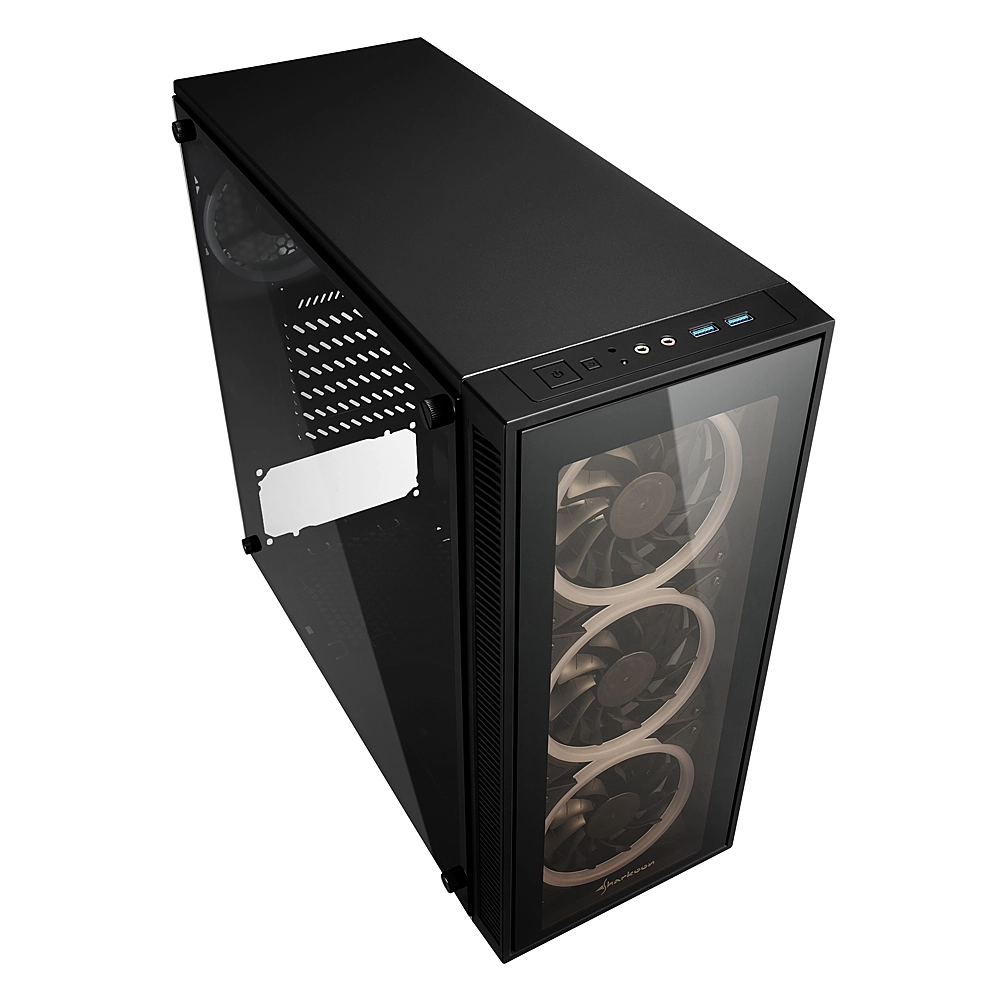 Sharkoon d�voile le TG4, un boitier avec beaucoup de verre tremp� et un peu de RGB (en option)