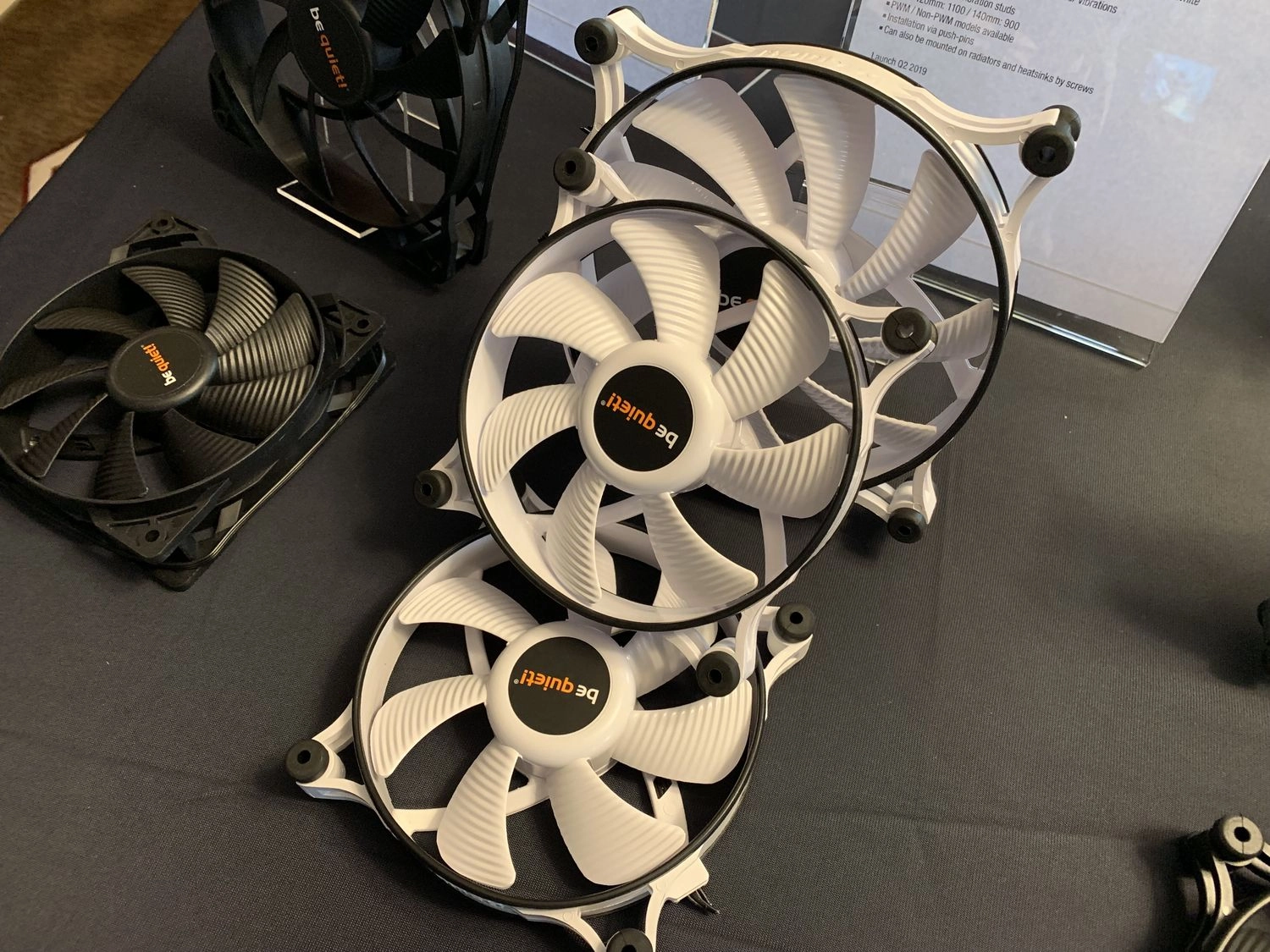 CES 2019 : be quiet! pr�sente les versions finales de ses ventilateurs Shadow Wings 2 White Edition
