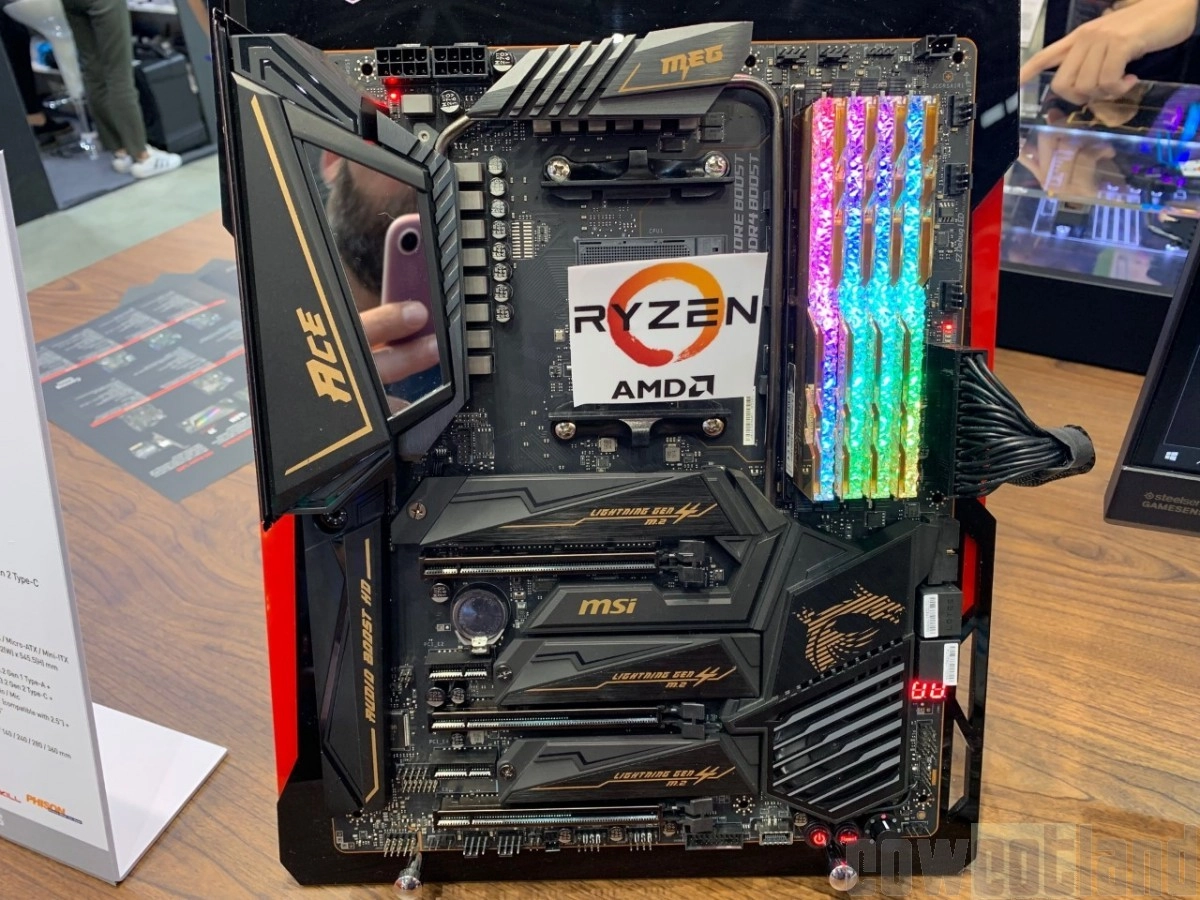COMPUTEX 2019 : la carte m�re MSI MEG X570 ACE