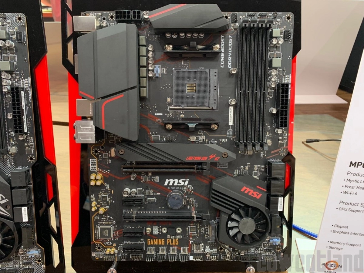 COMPUTEX 2019 : la carte m�re MSI MPG X570 Gaming plus