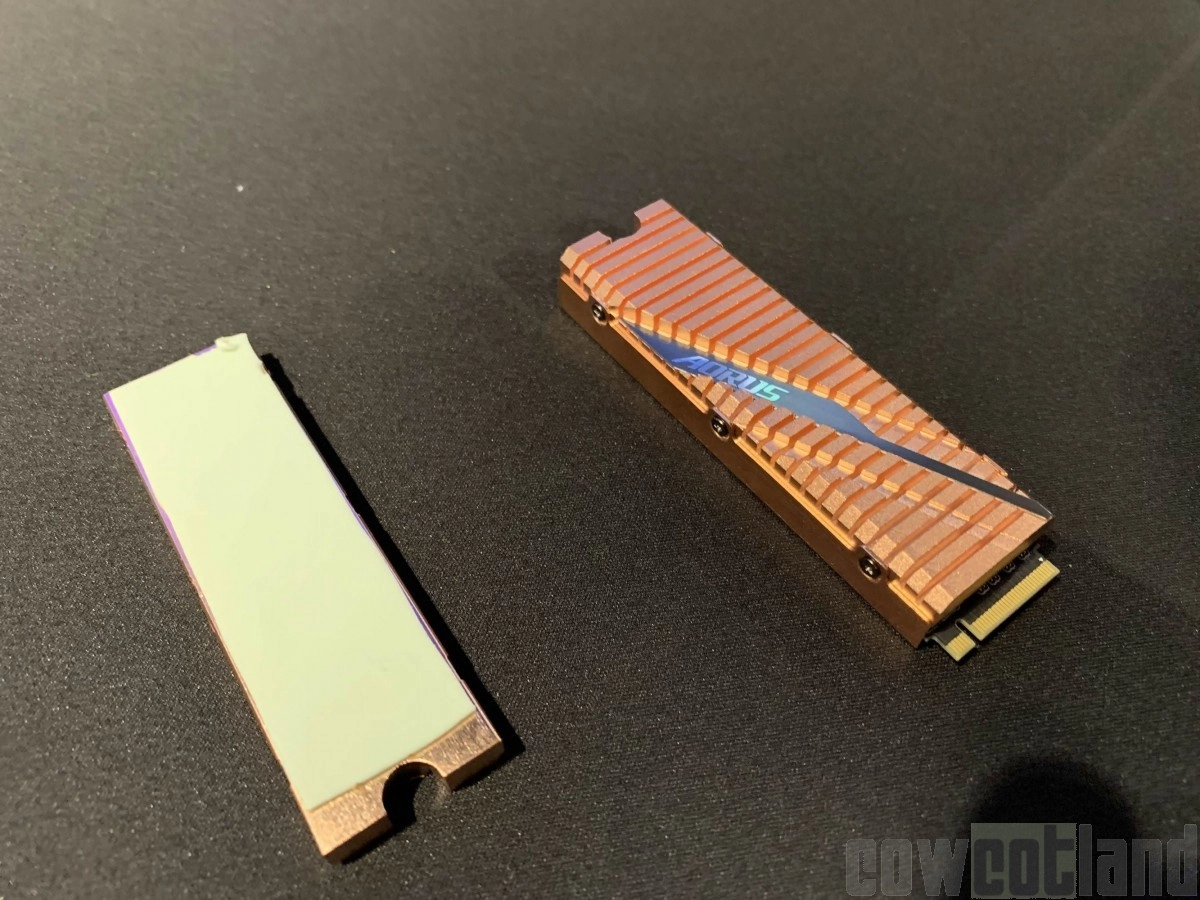 COMPUTEX 2019 : SSD AORUS NVME Gen4, tout de cuivre v�tu et rapide comme l'�clair